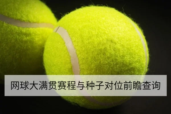 网球大满贯赛程与种子对位前瞻查询
